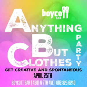Anything but Clothes Party