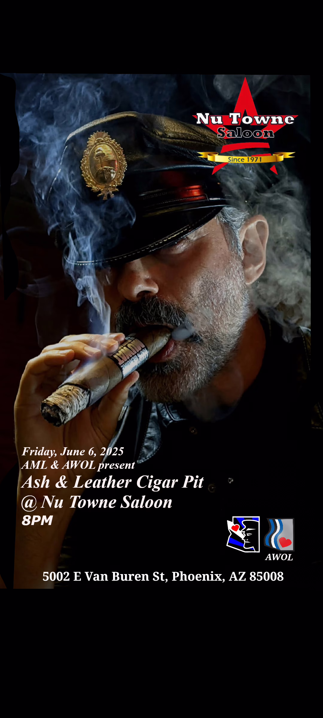Ash & Leather Cigar Pit