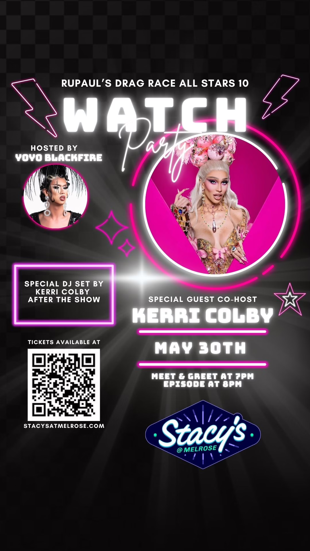RuPauls All Star 10 Watch Party Kerri Colby