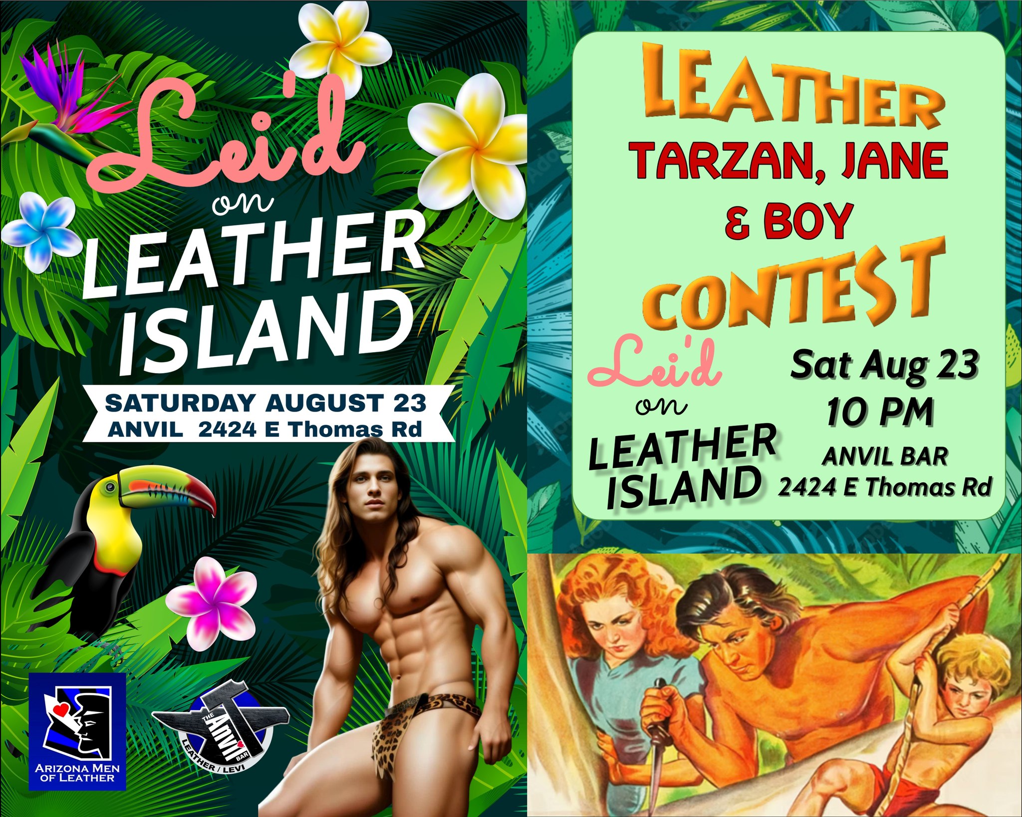 Lei'd on Leather Island
