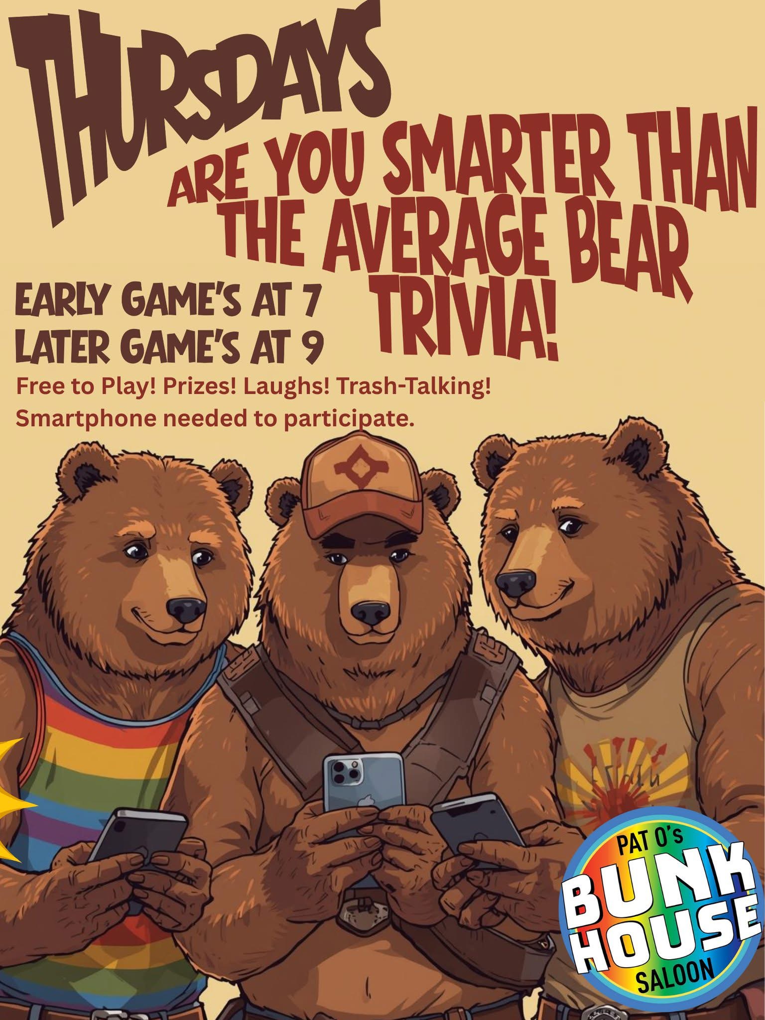 Are you Smarter than the Average Bear Trivia!