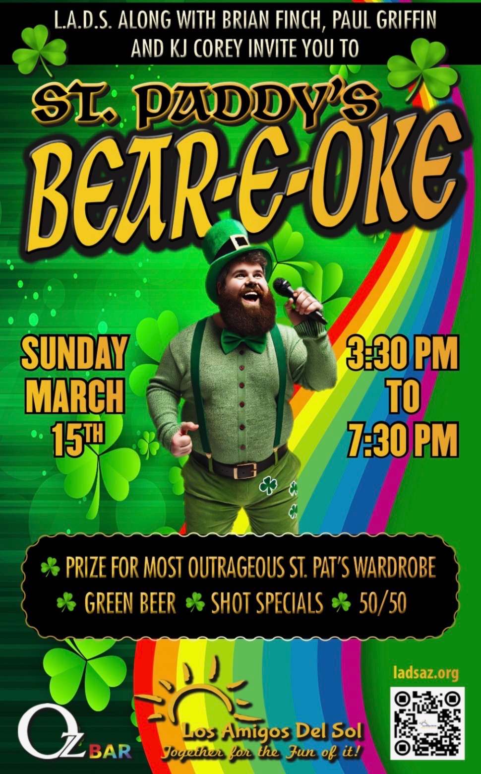 St Patrick’s Day Bear-e-oke